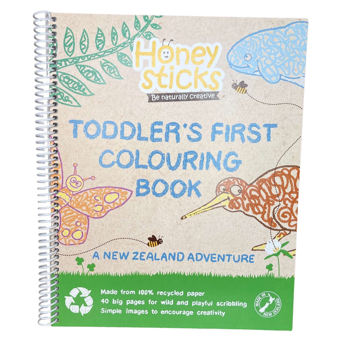 Toddlers First Colouring Book - A Kiwi Adventure