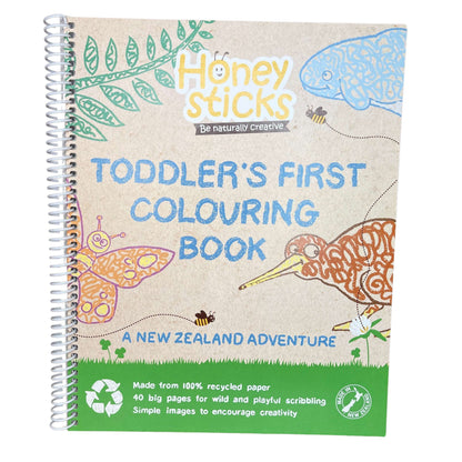 Toddlers First Colouring Book - A Kiwi Adventure