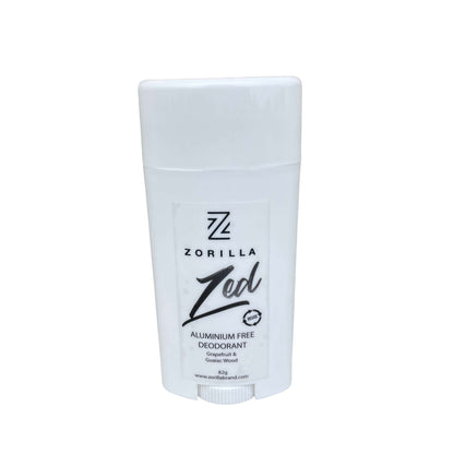 Zorilla Men's natural deodorant tube - Zed