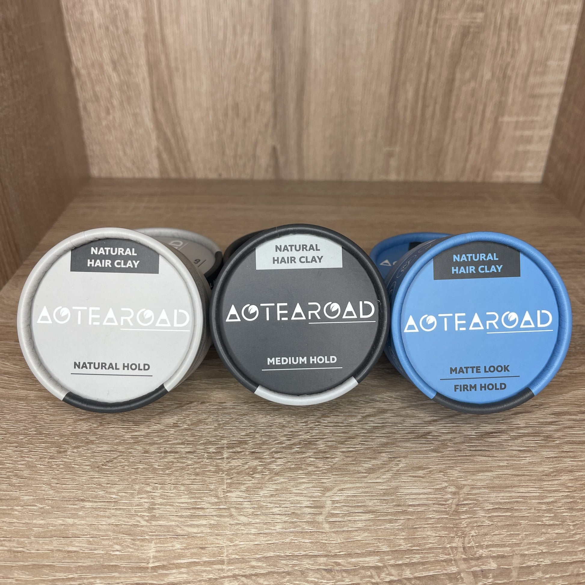 Assorted hair clay from Aotearoad.
