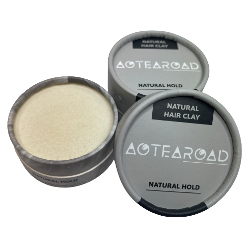 Natural hold hair clay from Aotearoad.