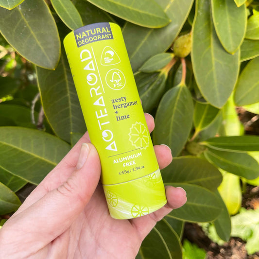 Zesty lime and bergamot natural deodorant from Aotea Road.