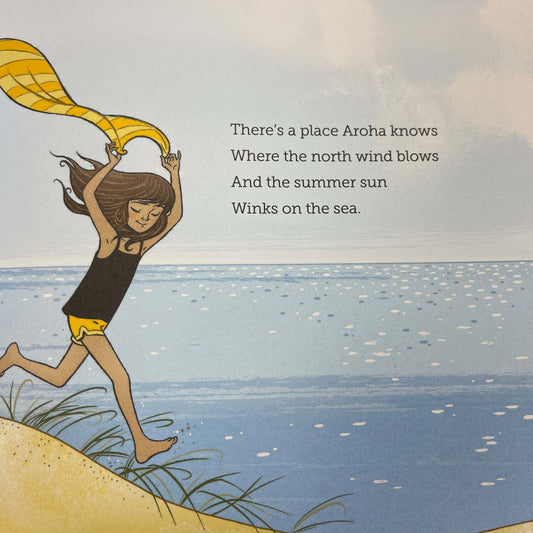 Page from childrens book Aroha Knows by Rebekah Lipp.