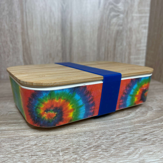 Bamboo tiedye lunch box.