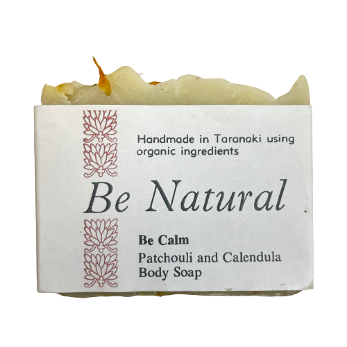 Be Calm natural soap with Patchouli & Calendula.