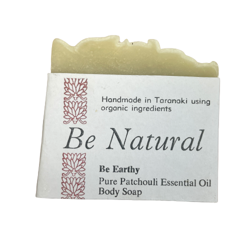 Be Natural Be Earthy soap bar.