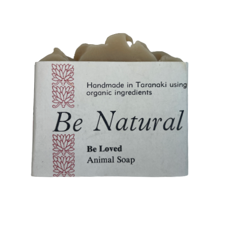 Be Natural Be Loved animal soap bar.