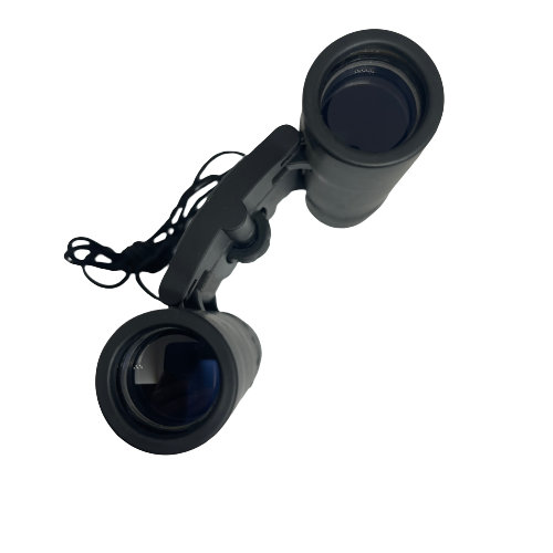 Small black binoculars.