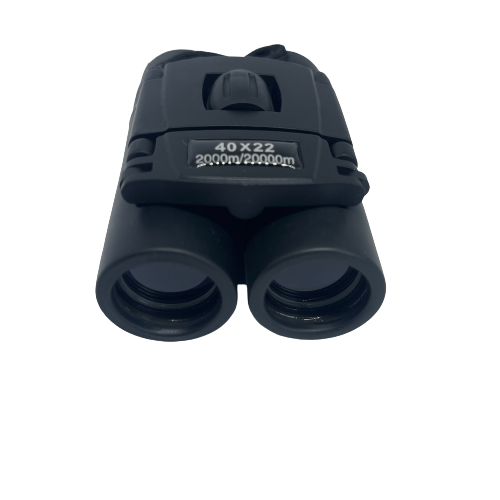 Small black binoculars.