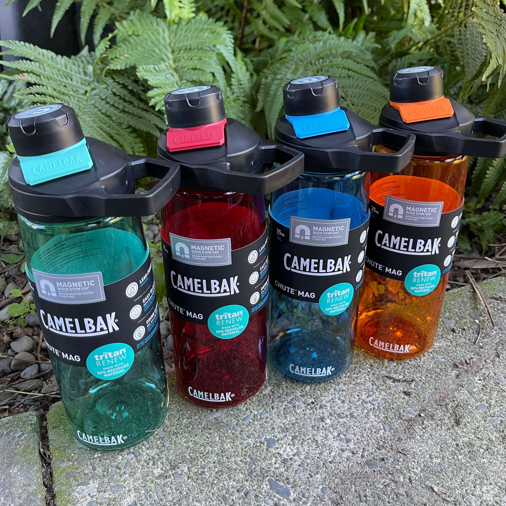 Camelbak chute mag drink bottle in 4 different colours.