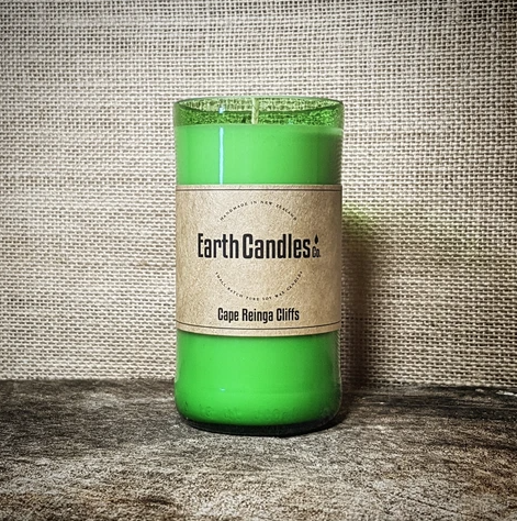 Cape Reinga Tealight candles. Proudly made in New Zealand by Earth Candles. 200 gram candle
