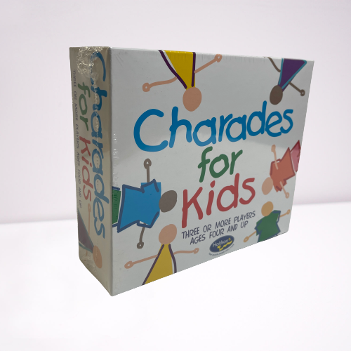 Charades for Kids game set.