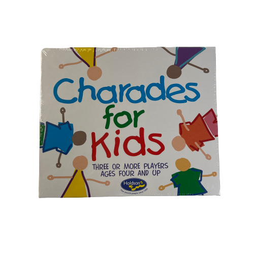 Charades for Kids game set.