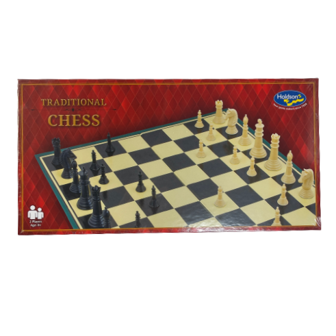 Chess board game set.