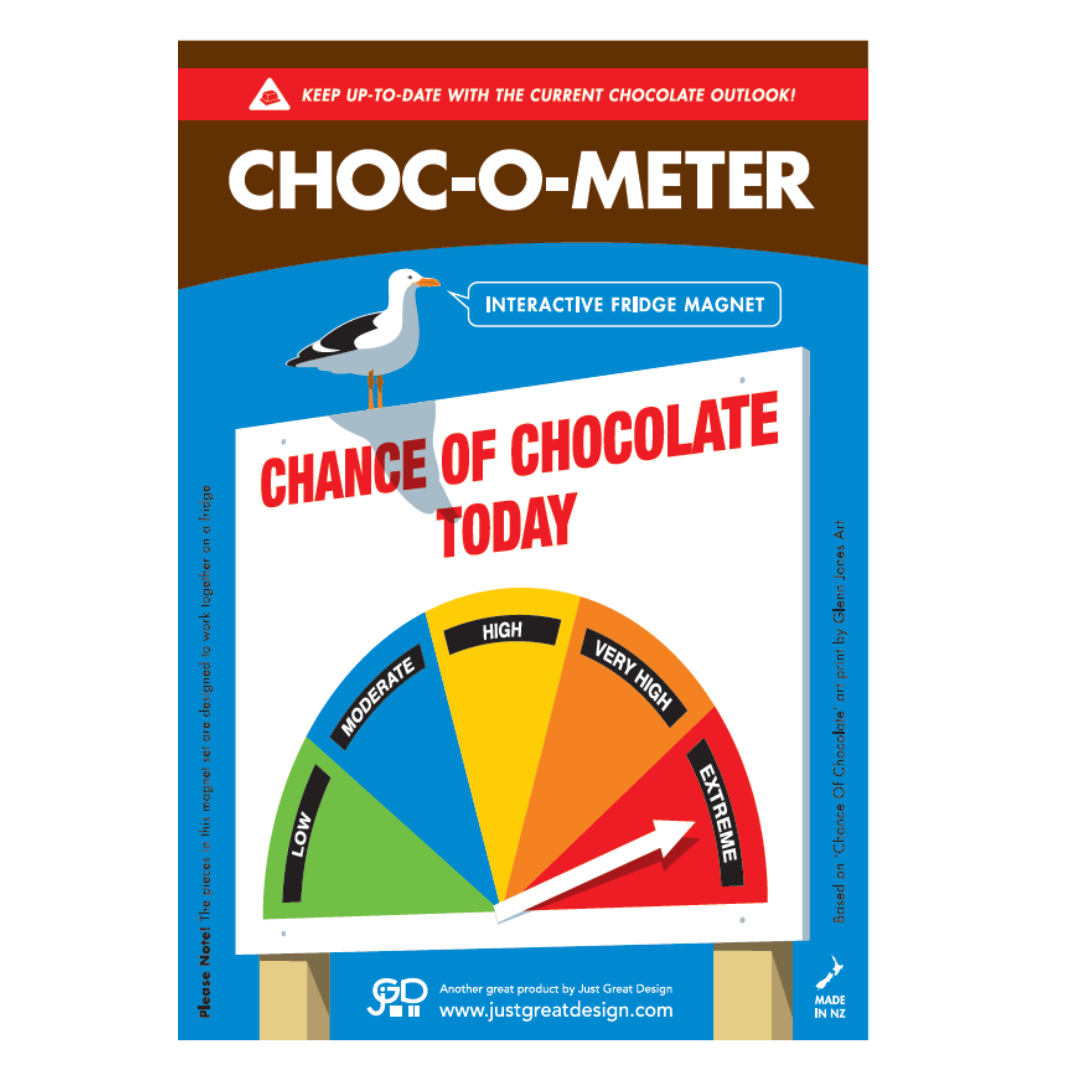 Chance of choc meter magnet.