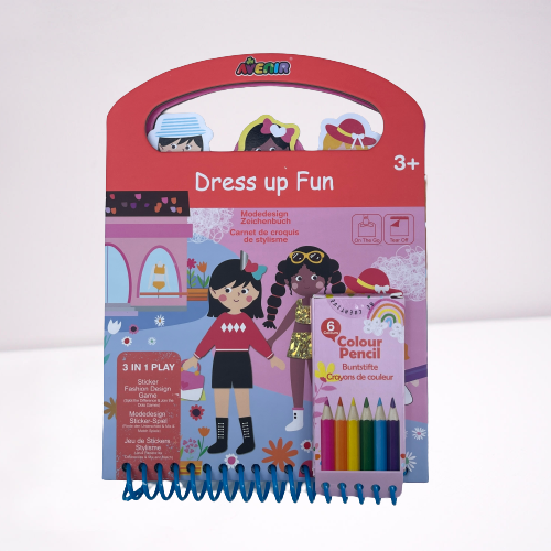 Dress up fun activity book.