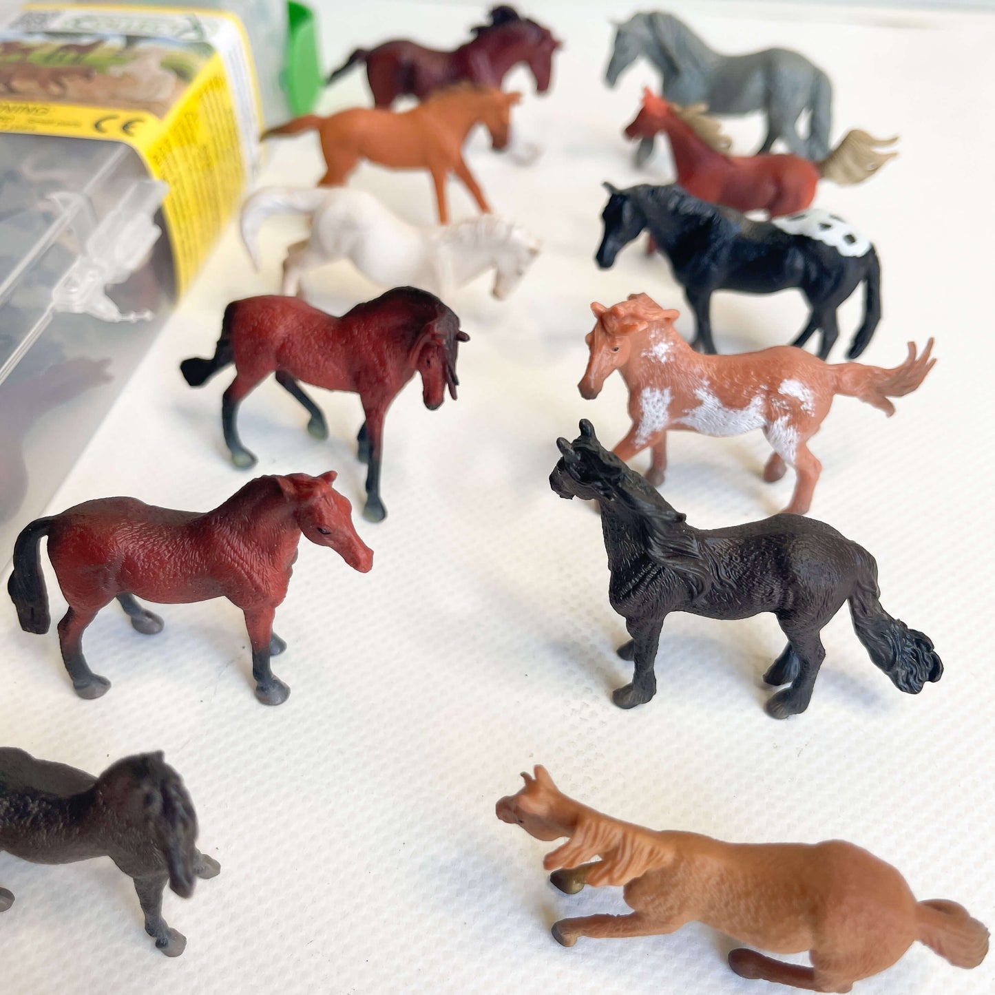 Mini horse figurines.