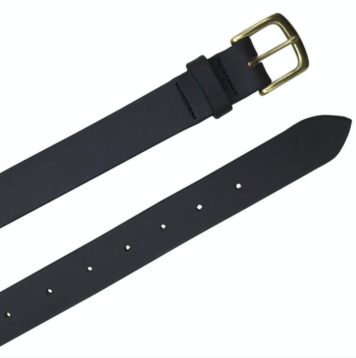 Huruniu Leather Belt showing both ends of the belt
