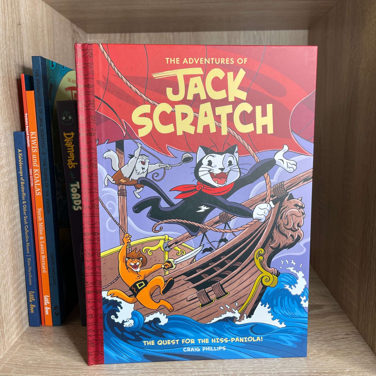 Childrens book The Adventures of Jack Scratch, The Quest for the Hiss-Paniola by Craig Phillips.