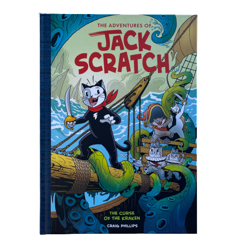 Childrens book The Adventures of Jack Scratch - The Curse of the Kraken by Craig Phillips.
