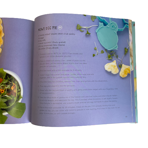Page from childrens cookbook Kuwi's Kitchen by Kat Merewether.
