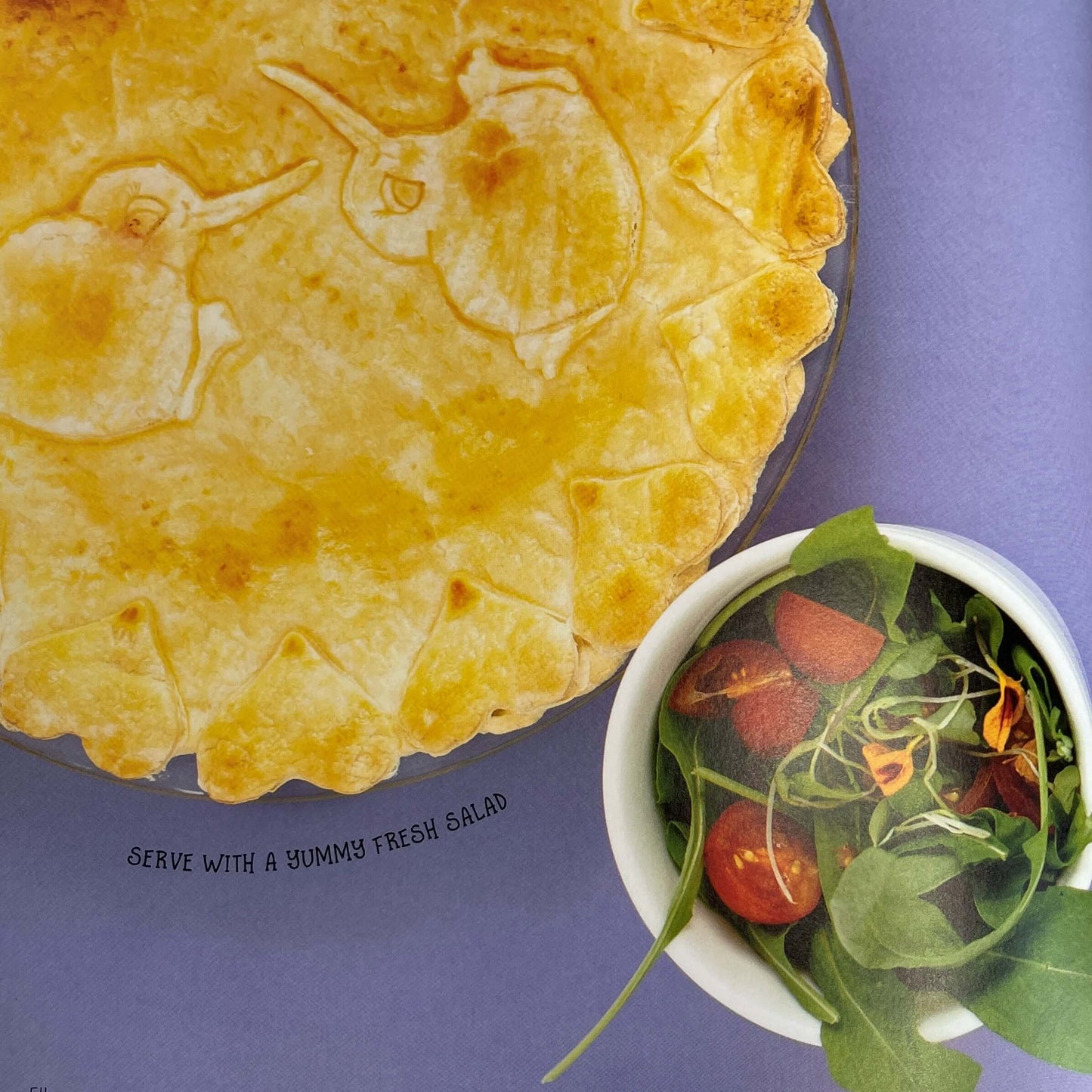 Page from childrens cookbook Kuwi's Kitchen by Kat Merewether.