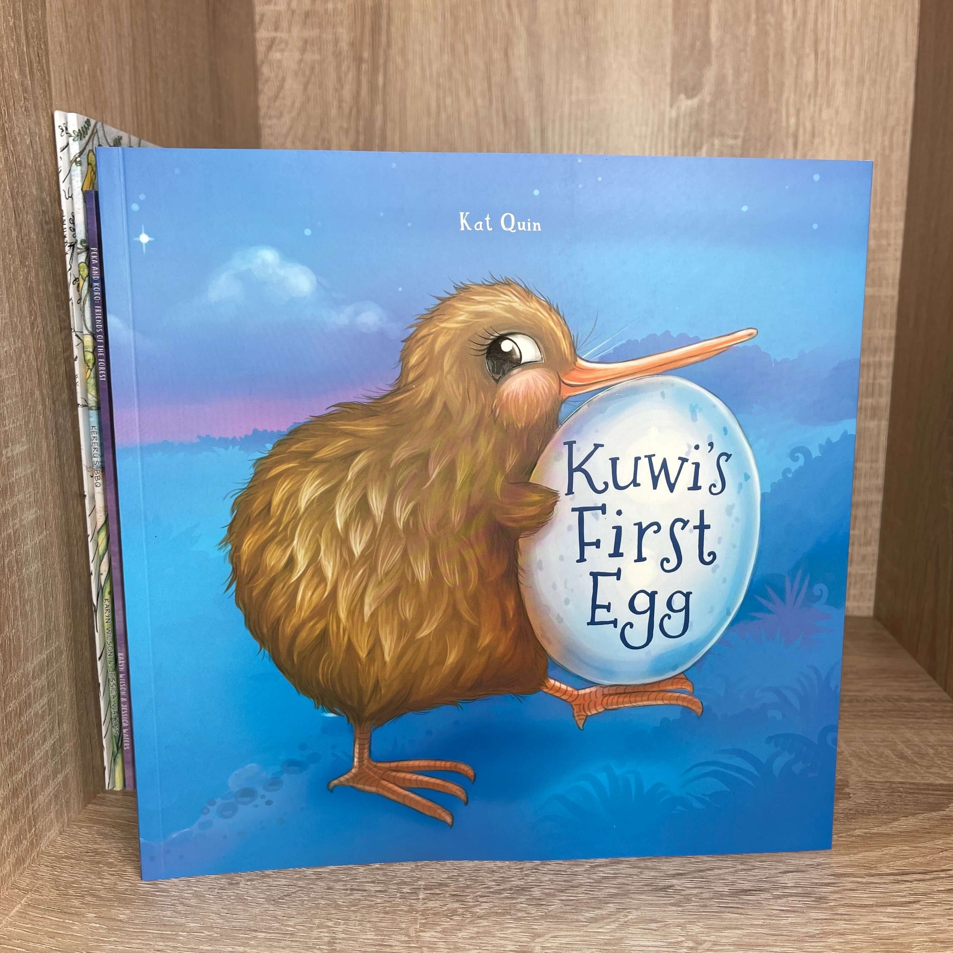 Childrens book Kuwi's First Egg by Kat Merewether.