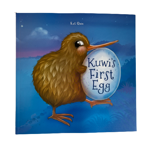 Childrens book Kuwi's First Egg by Kat Merewether.