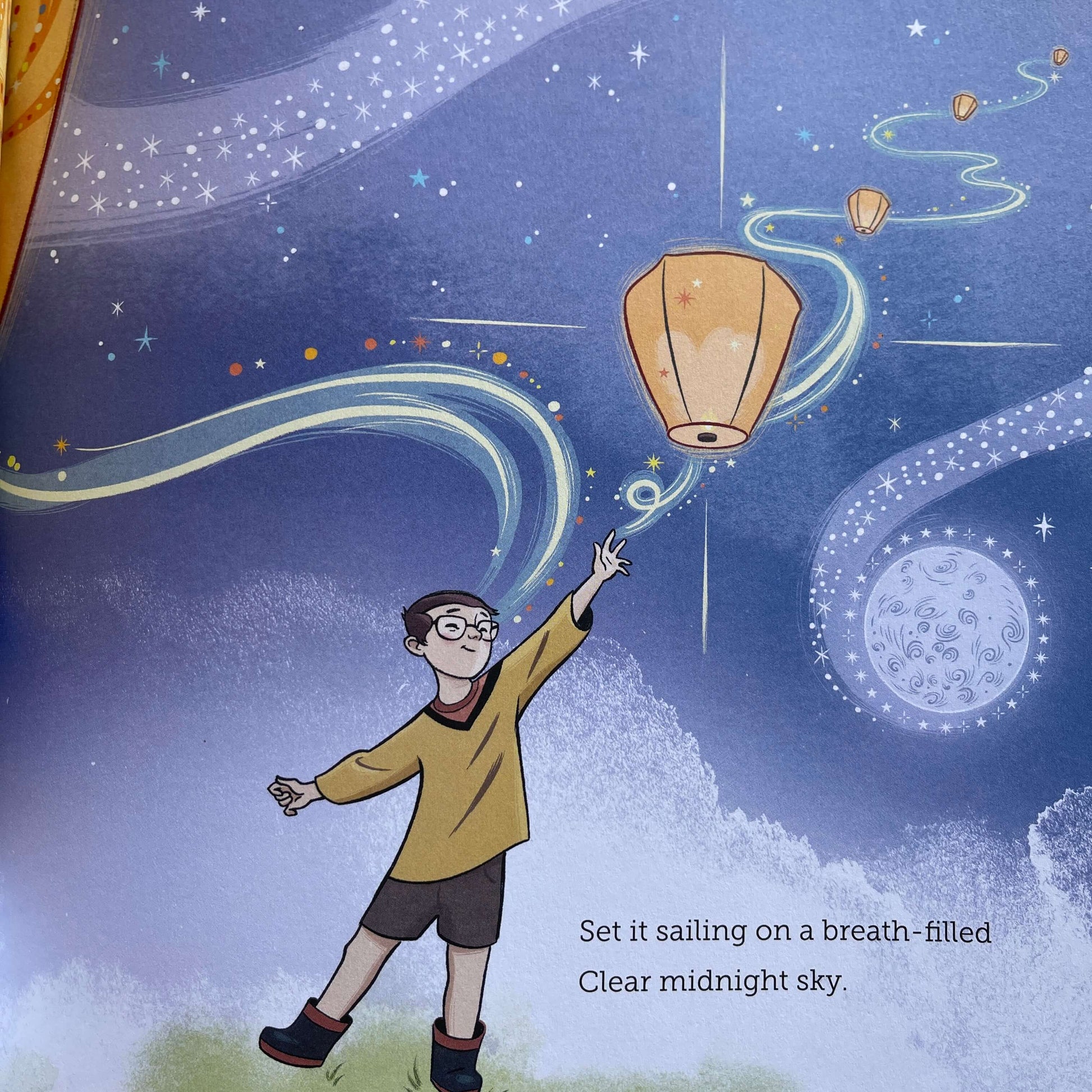Page from Childrens book Let It Go by Rebekah Lipp.