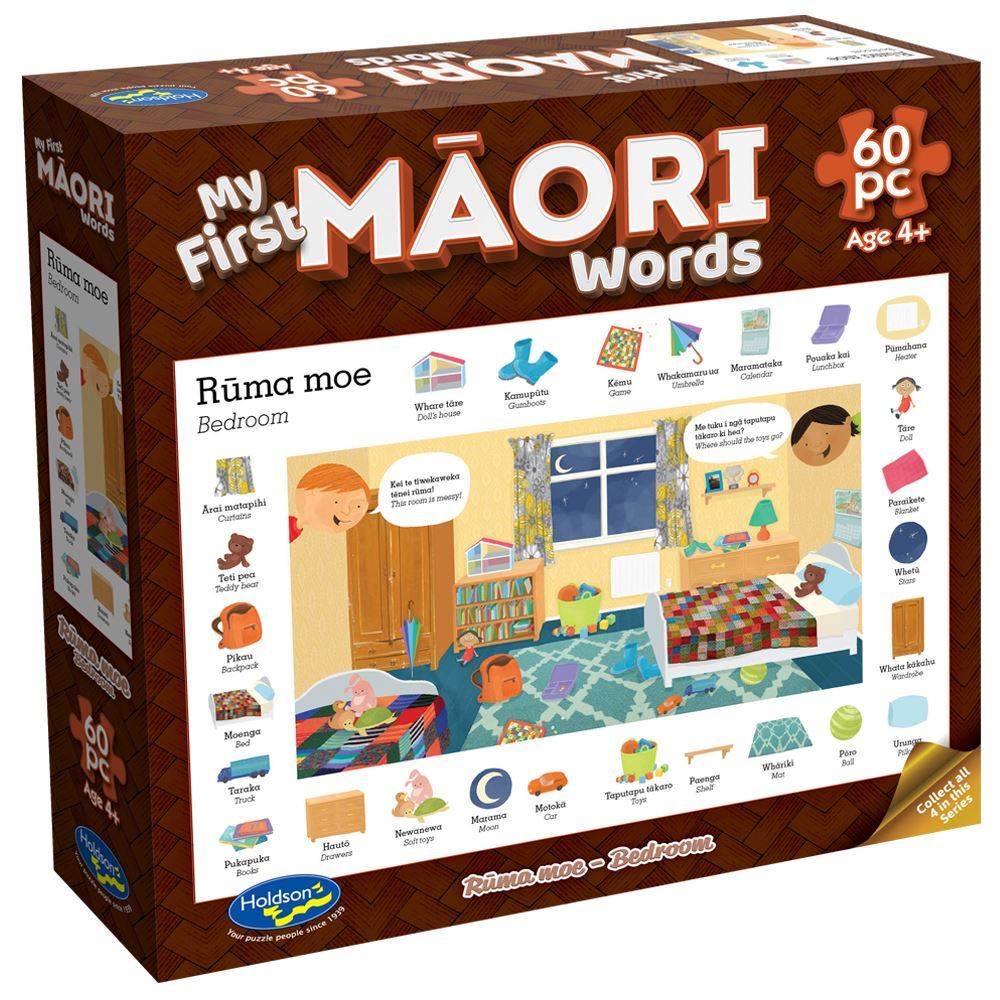 My First Maori Words Bedroom puzzle for children.