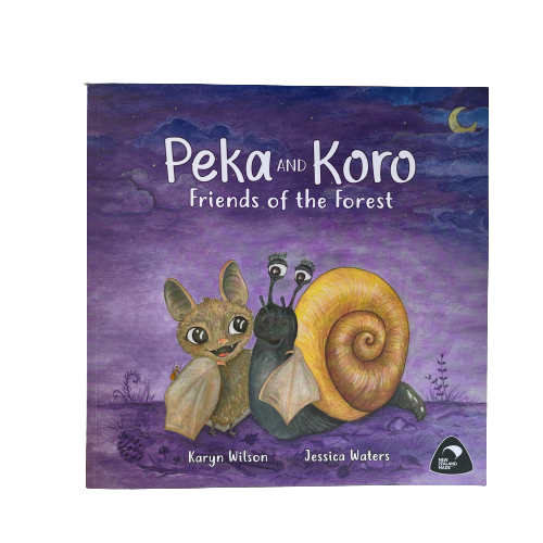 Children's book Peka and Koro, friends of the forest by Karyn Wilson.