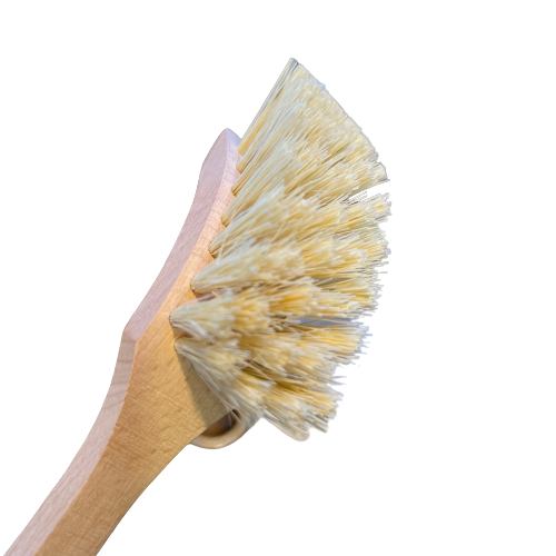 Wooden dish brush.