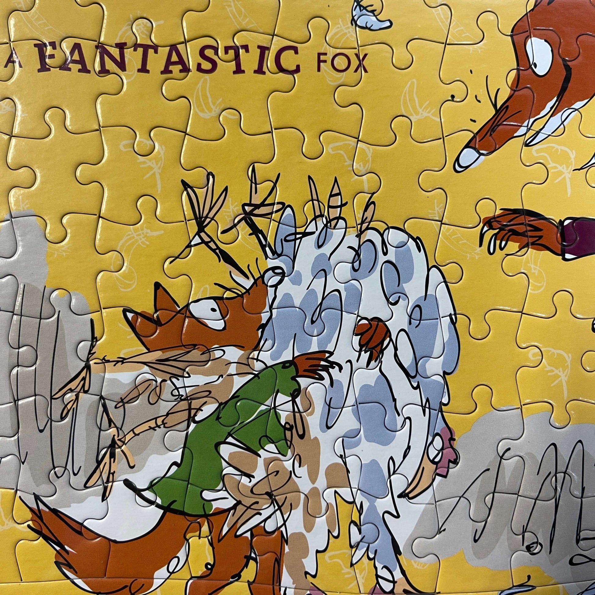 Fantastic Mr Fox jigsaw puzzle.