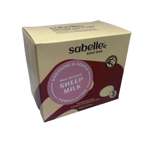Sabelle Soap Bar 3 pack in a box.
