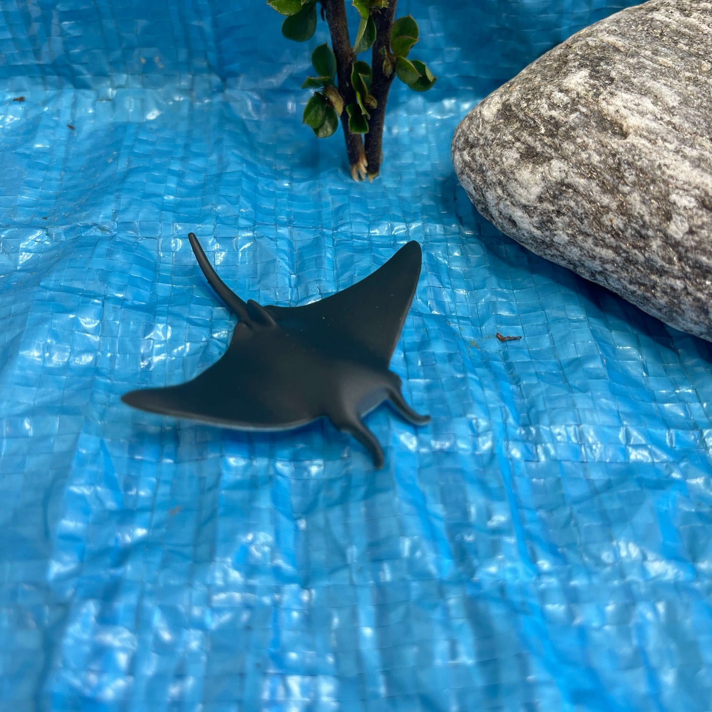 Mini stingray figurine.