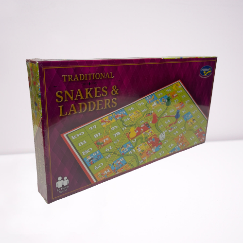 Snakes and ladders board game.