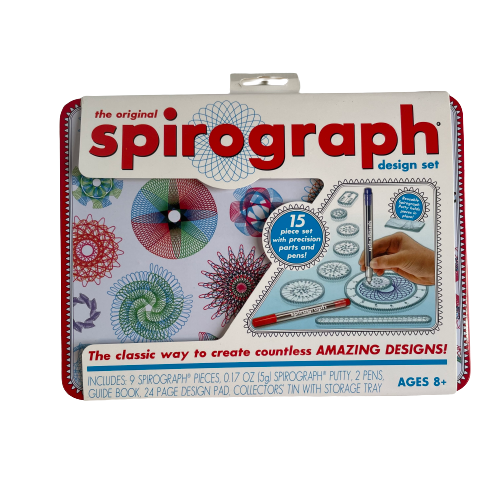 Spirograph Design Set in a tin case.