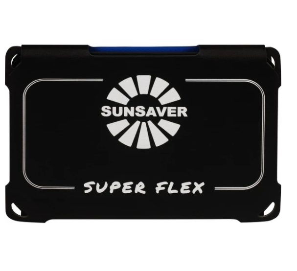 SunSaver Super Flex, 14-Watt Solar Charger folded up.