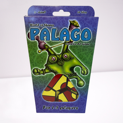 Palago shapes game in a box.