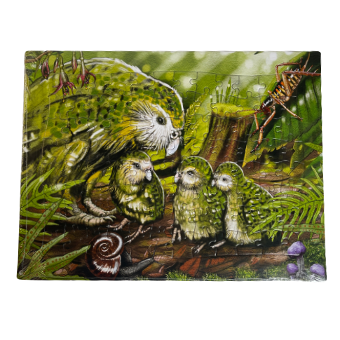 Kakapo bird jigsaw puzzle.