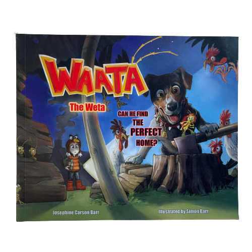 Childrens book Waata the Weta by Josephine Carson Barr.