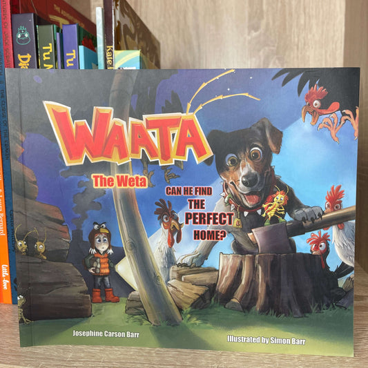 Childrens book Waata the Weta by Josephine Carson Barr.
