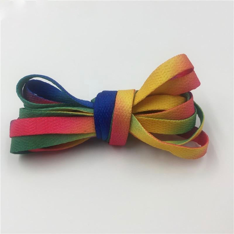 Rainbow shoelaces.